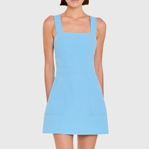 Amanda Uprichard Ace Mini Dress Blue
